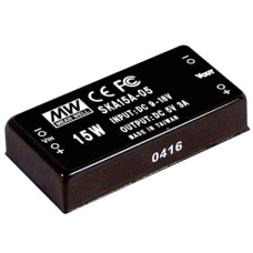 SKA15C-12 15 W 36~72 V dc Giriş 12 V dc Çıkış 1250 mA Tek Çıkışlı DC-DC Converter